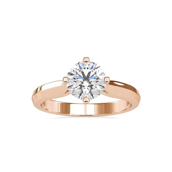 Custom Made Kelly Solitaire Engagement Moissanite Ring by Solitairz Affair