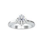 Custom Made Kelly Solitaire Engagement Moissanite Ring by Solitairz Affair