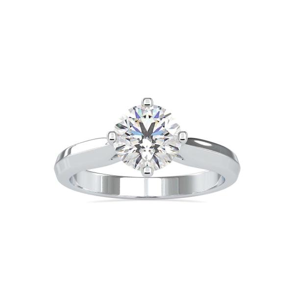 Custom Made Kelly Solitaire Engagement Moissanite Ring by Solitairz Affair