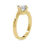 Custom Made Evelyn Solitaire Engagement Moissanite Ring by Solitairz Affair