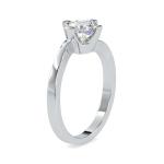 Custom Made Evelyn Solitaire Engagement Moissanite Ring by Solitairz Affair