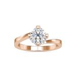 Custom Made Evelyn Solitaire Engagement Moissanite Ring by Solitairz Affair