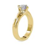 Custom Made Samantha Solitaire Engagement Moissanite Ring by Solitairz Affair