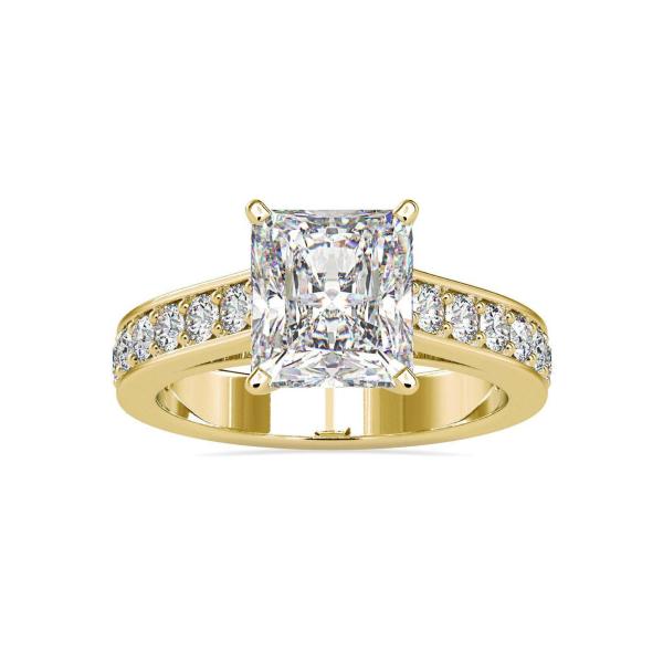 Custom Made Hazel Solitaire Engagement Moissanite Ring by Solitairz Affair