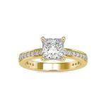 Custom Made Shy Solitaire Engagement Moissanite Ring by Solitairz Affair