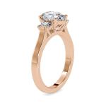 Custom Made Trinity Oval Three Stone Moissanite Ring by Solitairz Affair