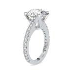 Custom Made Ella Solitaire Engagement Moissanite Ring by Solitairz Affair