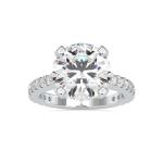 Custom Made Ella Solitaire Engagement Moissanite Ring by Solitairz Affair