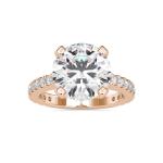 Custom Made Ella Solitaire Engagement Moissanite Ring by Solitairz Affair