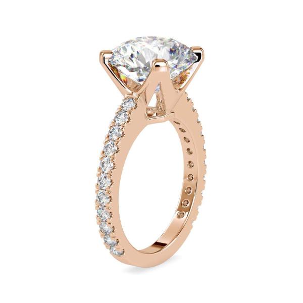 Custom Made Ella Solitaire Engagement Moissanite Ring by Solitairz Affair