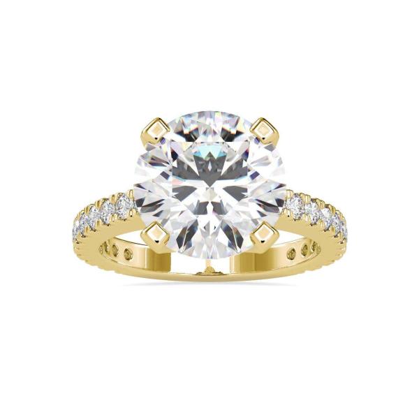 Custom Made Ella Solitaire Engagement Moissanite Ring by Solitairz Affair