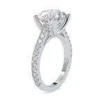 Custom Made Militia Solitaire Engagement Moissanite Ring by Solitairz Affair