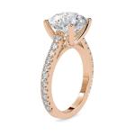 Custom Made Militia Solitaire Engagement Moissanite Ring by Solitairz Affair