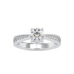 Custom Made Camilia Solitaire Engagement Moissanite Ring by Solitairz Affair