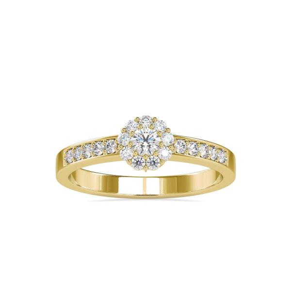 Custom Made Nova Halo Moissanite Ring by Solitairz Affair