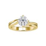 Custom Made Ellan Solitaire Engagement Moissanite Ring by Solitairz Affair