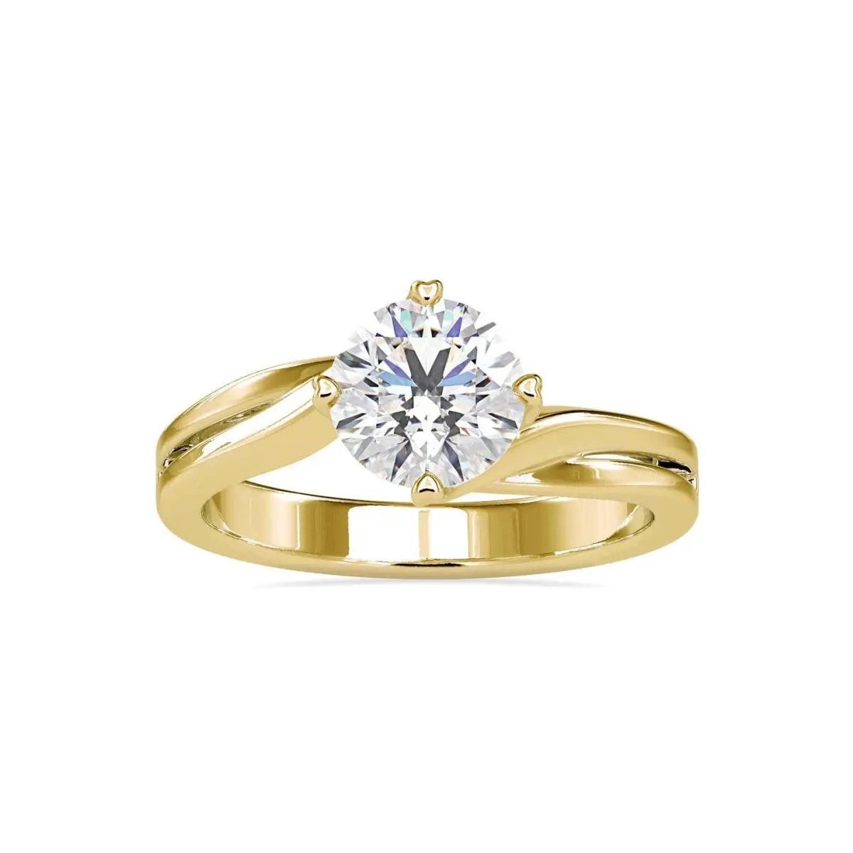 Custom Made Ellan Solitaire Engagement Moissanite Ring by Solitairz Affair