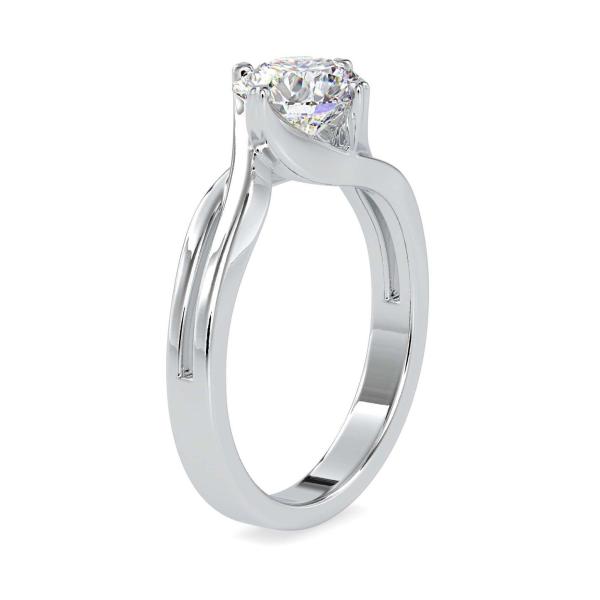 Custom Made Ellan Solitaire Engagement Moissanite Ring by Solitairz Affair