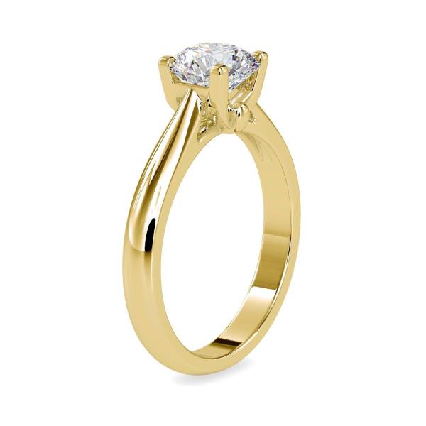 Custom Made Maria Solitaire Engagement Moissanite Ring by Solitairz Affair