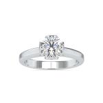 Custom Made Abby Solitaire Engagement Moissanite Ring by Solitairz Affair