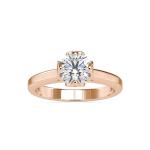 Custom Made Abby Solitaire Engagement Moissanite Ring by Solitairz Affair