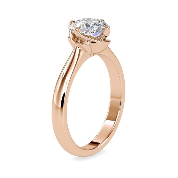 Custom Made Khloe Solitaire Engagement Moissanite Ring by Solitairz Affair