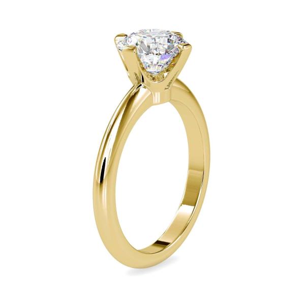 Custom Made Remi Solitaire Engagement Moissanite Ring by Solitairz Affair