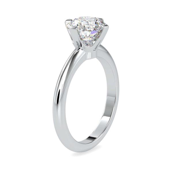 Custom Made Remi Solitaire Engagement Moissanite Ring by Solitairz Affair