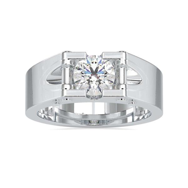 Custom Made Jordan Moissanite Ring by Solitairz Affair