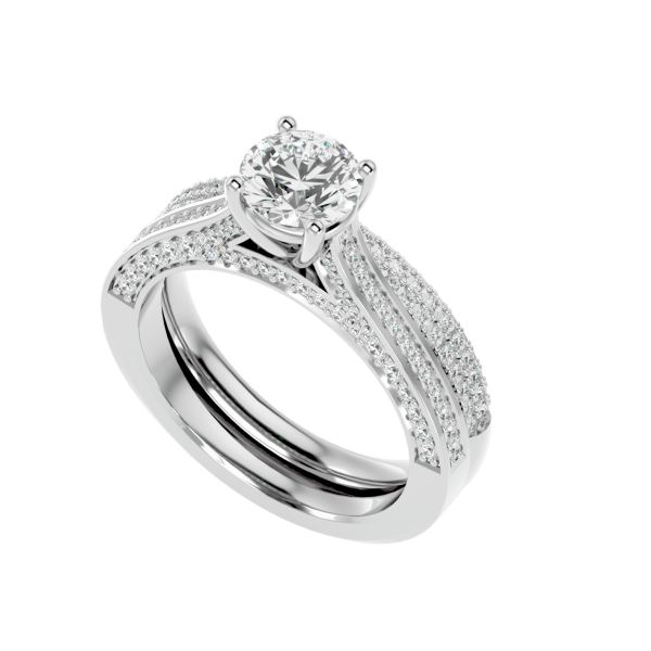 Custom Made Gera Moissanite Ring by Solitairz Affair