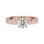 Custom Made Hailey Moissanite Ring by Solitairz Affair