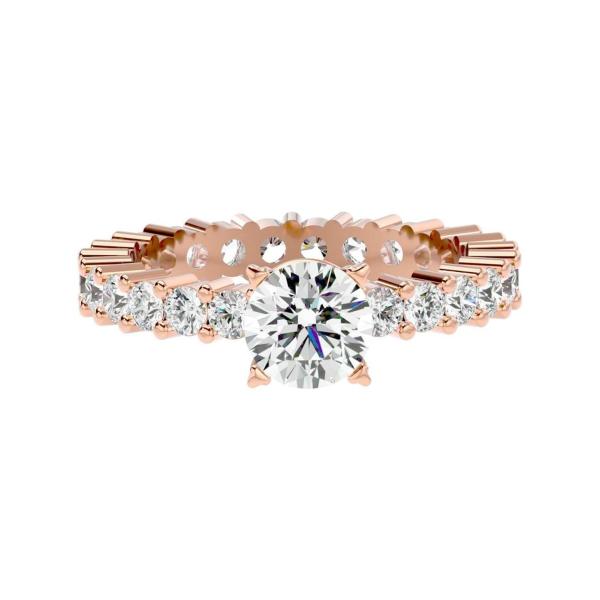 Custom Made Hailey Moissanite Ring by Solitairz Affair