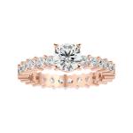 Custom Made Hailey Moissanite Ring by Solitairz Affair