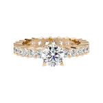 Custom Made Hailey Moissanite Ring by Solitairz Affair