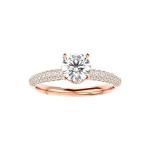 Custom Made Tender Moissanite Ring by Solitairz Affair