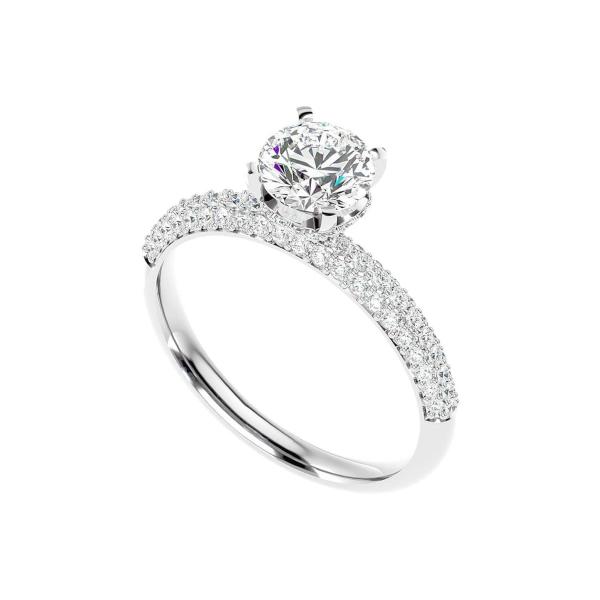 Custom Made Tender Moissanite Ring by Solitairz Affair