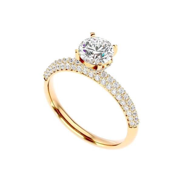 Custom Made Tender Moissanite Ring by Solitairz Affair