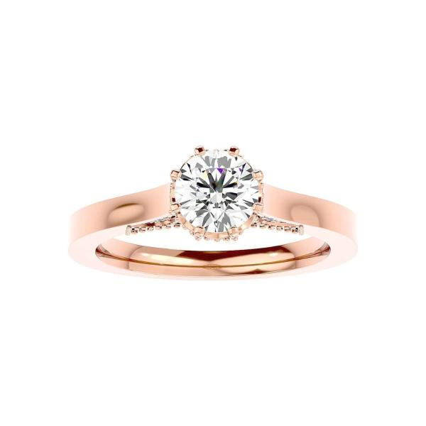 Custom Made Caroline Moissanite Ring by Solitairz Affair