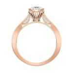 Custom Made Caroline Moissanite Ring by Solitairz Affair