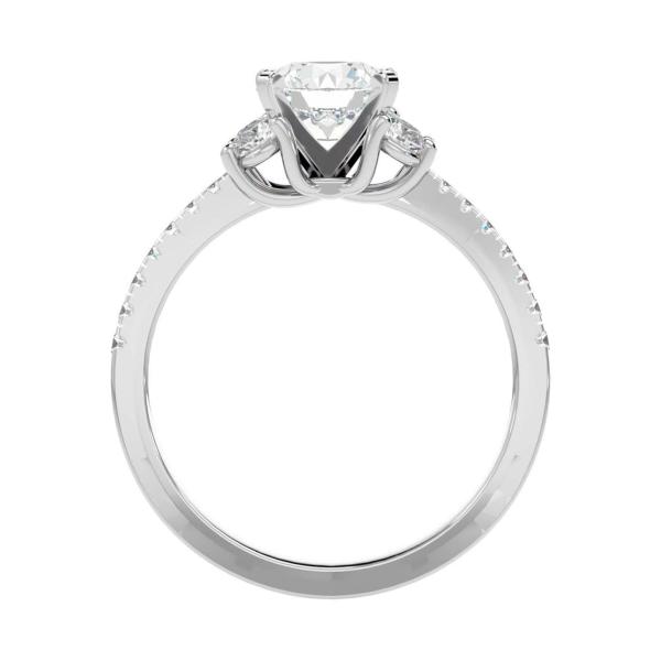 Custom Made Alba Moissanite Ring by Solitairz Affair