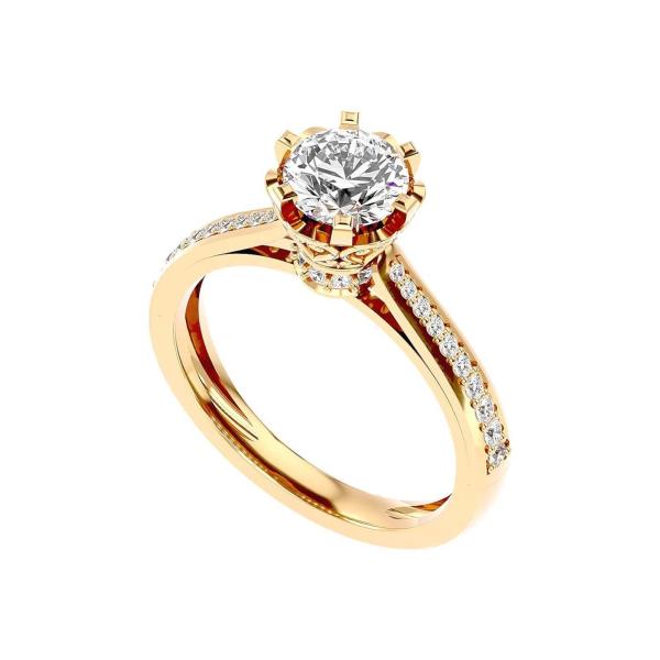 Custom Made Lamour Moissanite Ring by Solitairz Affair