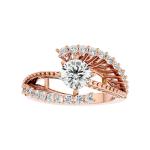 Custom Made Occhio Moissanite Ring by Solitairz Affair