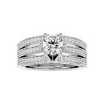 Custom Made Dina Moissanite Ring by Solitairz Affair