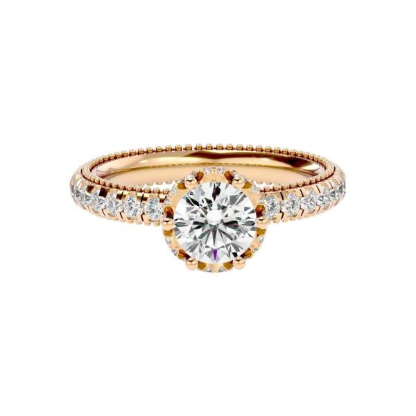 Custom Made Zarif Moissanite Ring by Solitairz Affair