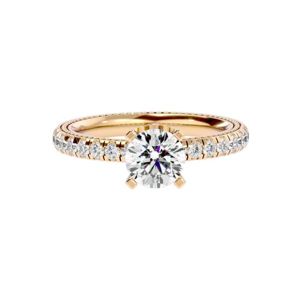 Custom Made Steffi Moissanite Ring by Solitairz Affair