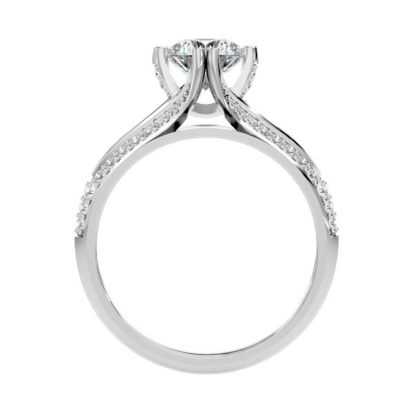 Custom Made Breit Moissanite Ring by Solitairz Affair