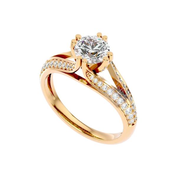 Custom Made Breit Moissanite Ring by Solitairz Affair