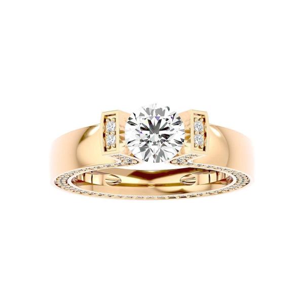 Custom Made Tensing Moissanite Ring by Solitairz Affair