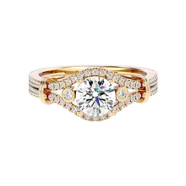 Custom Made Vega Moissanite Ring by Solitairz Affair