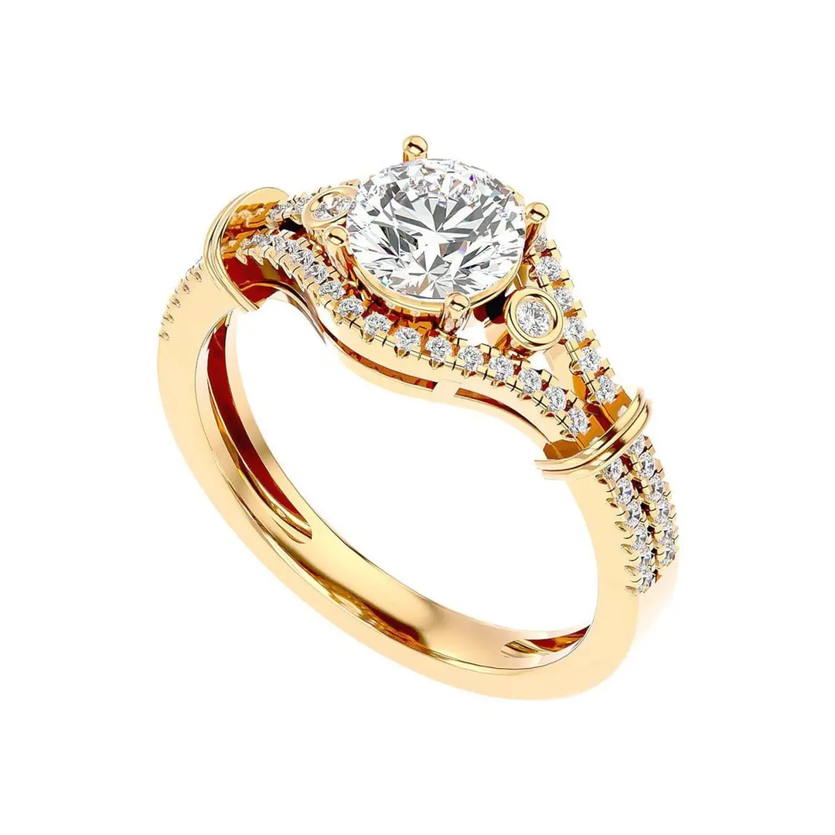 Custom Made Vega Moissanite Ring by Solitairz Affair